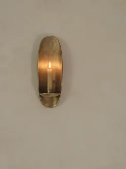 ferm LIVING Candleholders<Agapé Wall Candle Holder - Finish Brass
