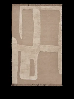 ferm LIVING Rectangular Rugs<Alley Wool Rug - - 140 x 200 cm Natural