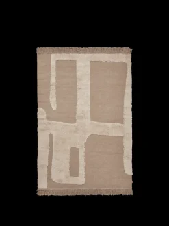 ferm LIVING Rectangular Rugs<Alley Wool Rug - - 140 x 200 cm Natural