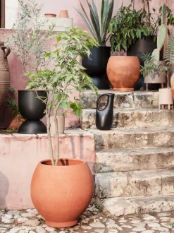 ferm LIVING Outdoor Pots|Plant Pots<Ando Pot - M - Terracotta