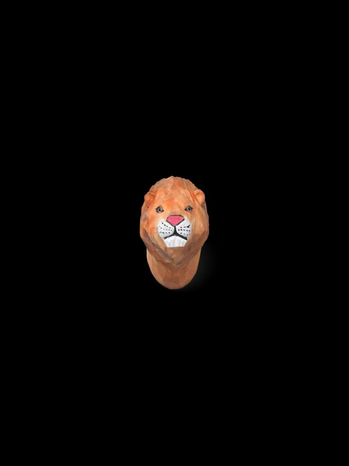 ferm LIVING Accessories<Animal Hand-Carved Hook - Lion Yellow