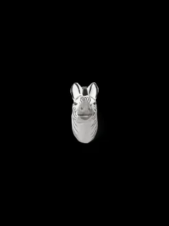 ferm LIVING Accessories<Animal Hand-Carved Hook - Zebra Black