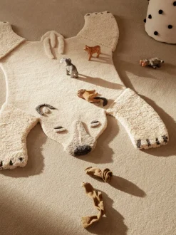 ferm LIVING Rugs<Animal Tufted Rug - Polar Bear