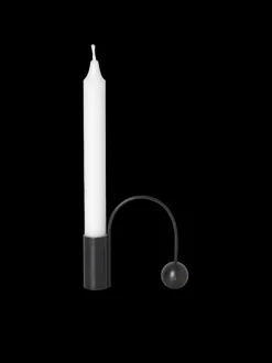 ferm LIVING Candleholders<Balance Candle Holder - Black Brass