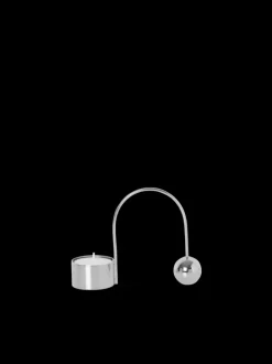 ferm LIVING Candleholders<Balance Tealight Holder - Chrome