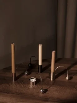 ferm LIVING Candleholders<Balance Tealight Holder - Chrome