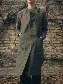 ferm LIVING Outdoor Textiles|Outdoor Accessories<Bark Garden Apron - Olive