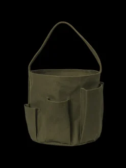 ferm LIVING Outdoor Textiles|Outdoor Accessories<Bark Garden Bucket Bag - Olive