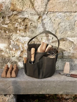 ferm LIVING Outdoor Textiles|Outdoor Accessories<Bark Garden Bucket Bag - Olive