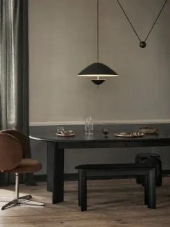 ferm LIVING Chairs And Benches<Bevel Bench - Oiled Beech Black