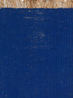 ferm LIVING Mats And Runners<Block Mat - /Natural Bright Blue