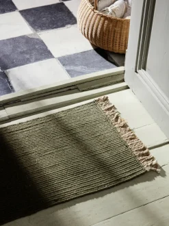 ferm LIVING Mats And Runners<Block Mat - /Natural Olive
