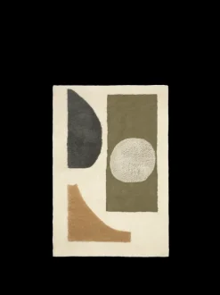 ferm LIVING Rugs<Bloco Tufted Rug - /Off-White - 80 x 120 cm Green