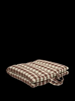 ferm LIVING Outdoor Textiles<Bothy Check Folding Mat - /Grey Green Cinnamon