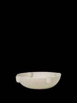 ferm LIVING Candleholders<Bowl Candle Holder - Large - Ceramic - Sand