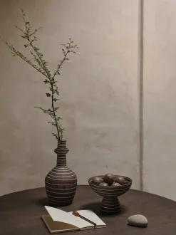 ferm LIVING Vases<Brura Vase - Coffee/White Brown