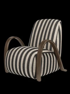 ferm LIVING Lounge Chairs And Poufs<Buur Lounge Chair - Louisiana - /Black - US Sand