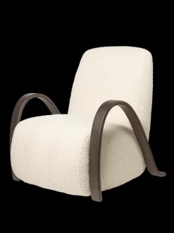 ferm LIVING Lounge Chairs And Poufs<Buur Lounge Chair - Nordic Bouclé - - US Off-White