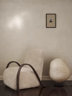 ferm LIVING Lounge Chairs And Poufs<Buur Lounge Chair - Sheepskin - - US Moonlight