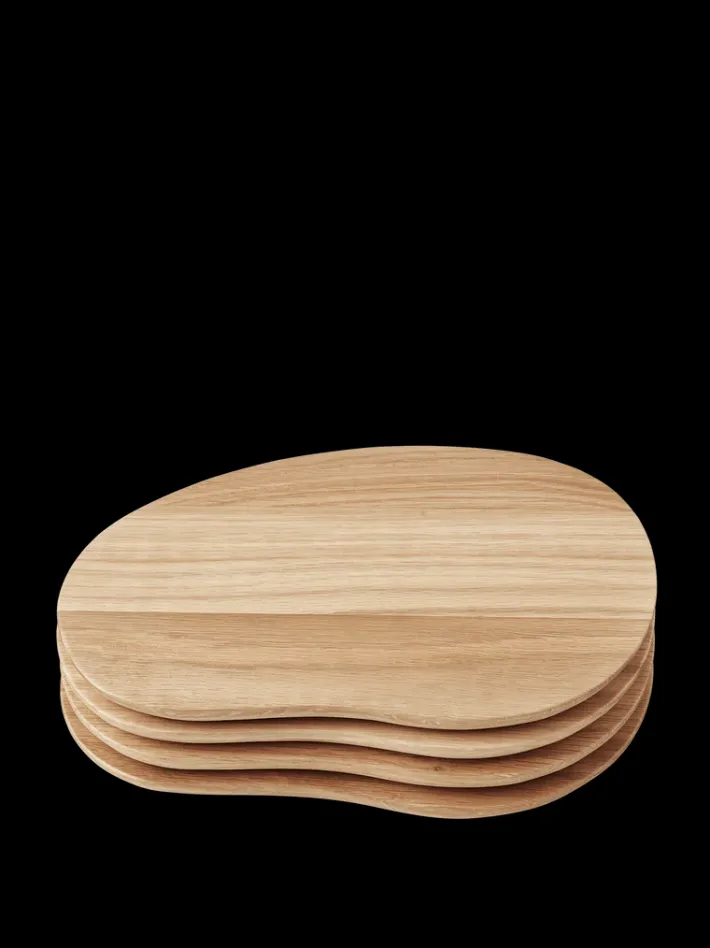 ferm LIVING Kitchen Tools And Utensils<Cairn Butter Boards - Set of 4 - Oak