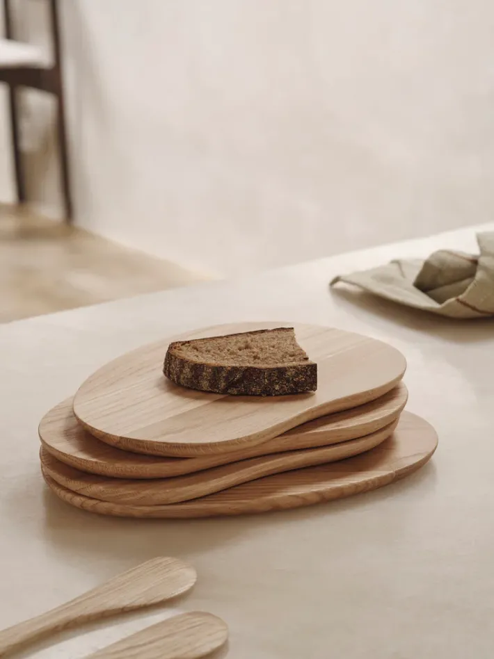 ferm LIVING Kitchen Tools And Utensils<Cairn Butter Boards - Set of 4 - Oak
