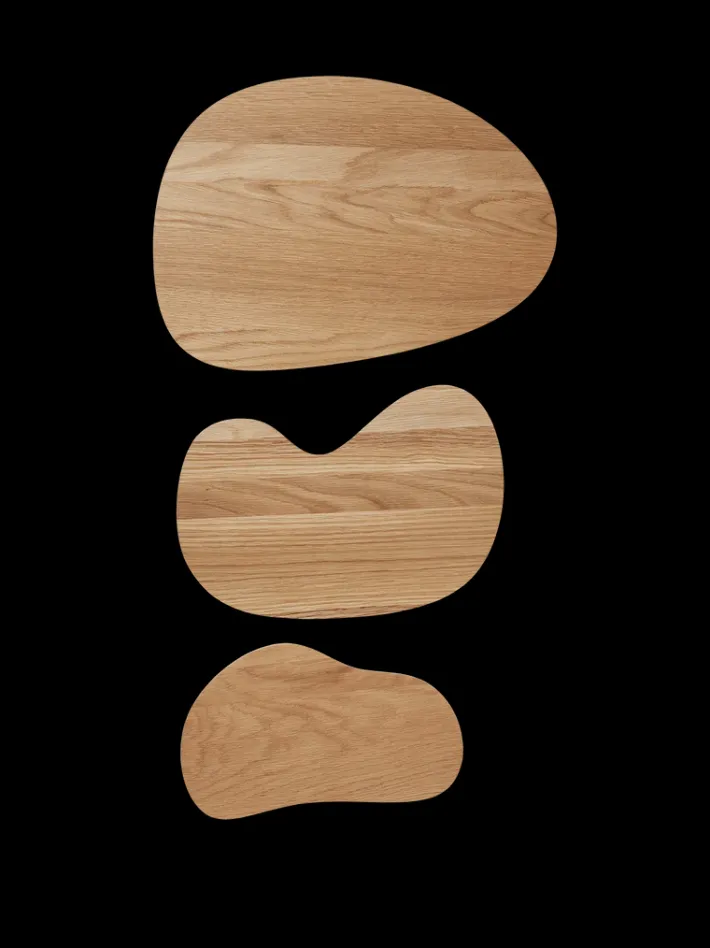 ferm LIVING Kitchen Tools And Utensils<Cairn Cutting Boards - Set of 3 - Oak