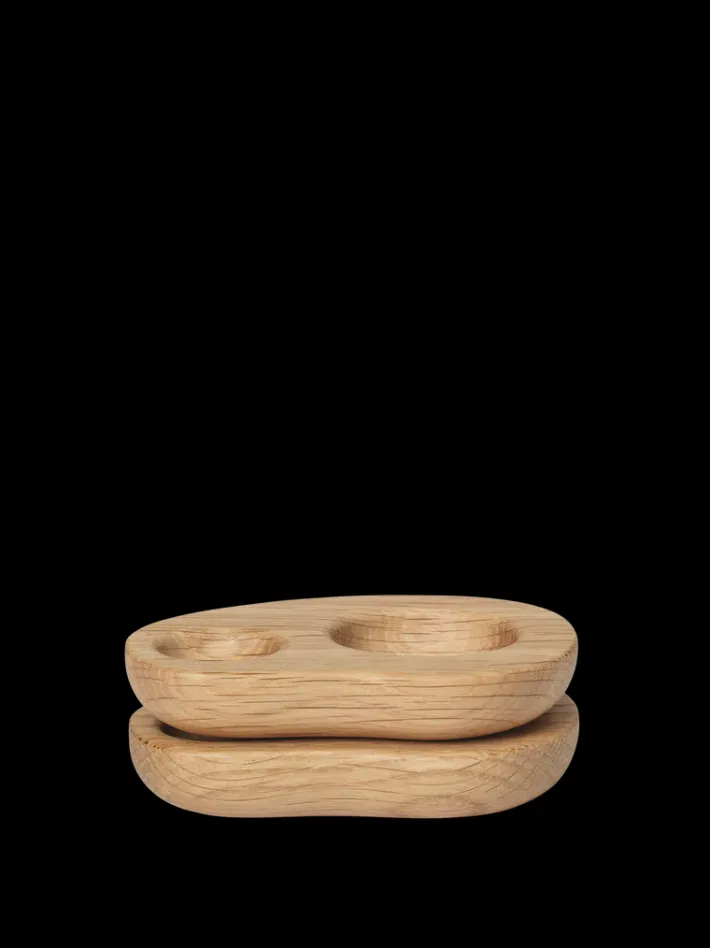 ferm LIVING Kitchen Tools And Utensils<Cairn Egg Holder - Set of 2 - Oak