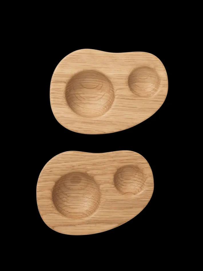 ferm LIVING Kitchen Tools And Utensils<Cairn Egg Holder - Set of 2 - Oak