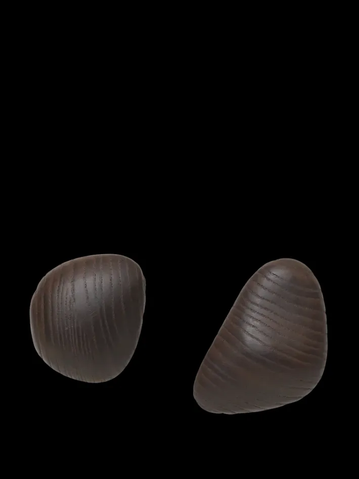 ferm LIVING Hooks And Holders<Cairn Hooks - Set of 2 - Dark Brown