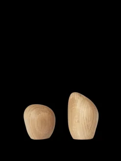 ferm LIVING Kitchen Tools And Utensils<Cairn Salt and Pepper Shakers - Set of 2 - Oak