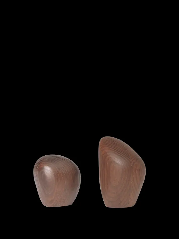 ferm LIVING Kitchen Tools And Utensils<Cairn Salt and Pepper Shakers - Set of 2 - Dark Brown