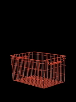 ferm LIVING Accessories|Bags And Baskets<Cala Stackable Baskets - Set of 2 - Poppy Red