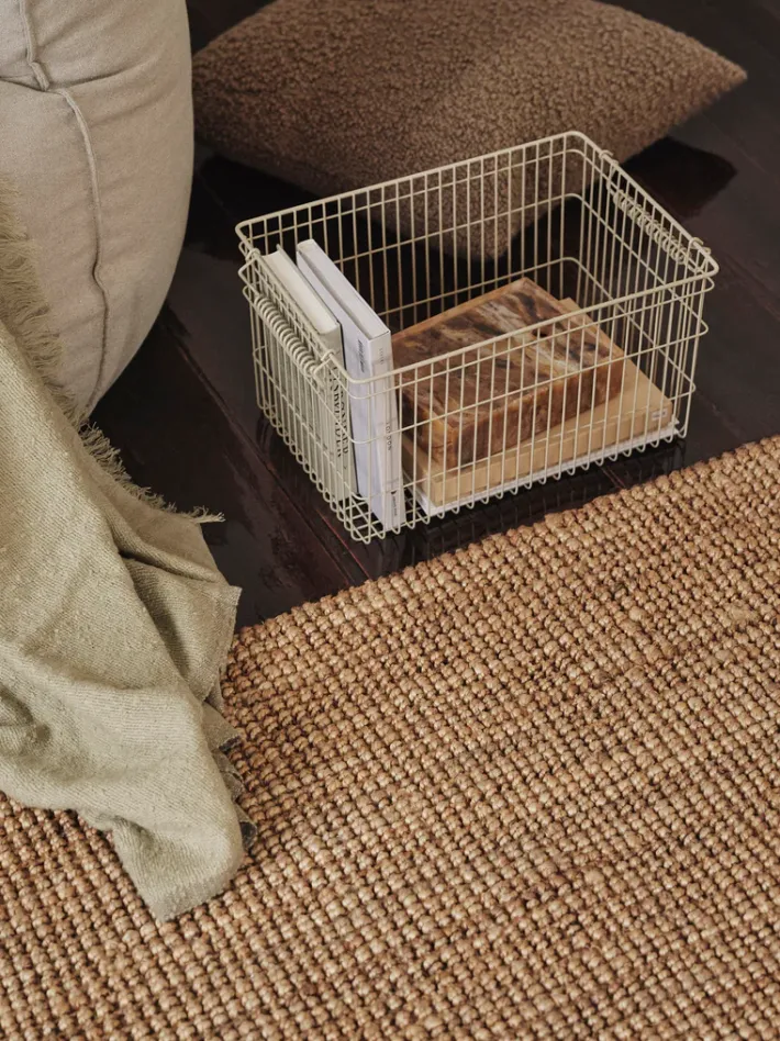 ferm LIVING Accessories|Bags And Baskets<Cala Stackable Baskets - Set of 2 - Cashmere