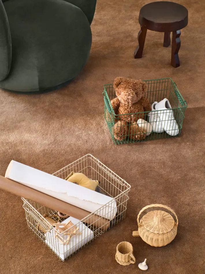 ferm LIVING Accessories|Bags And Baskets<Cala Stackable Baskets - Set of 2 - Cashmere