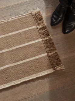 ferm LIVING Mats And Runners<Calm Kelim Mat - /Off-White Dark Sand