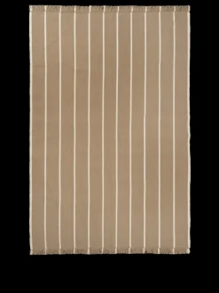 ferm LIVING Rectangular Rugs<Calm Kelim Rug - /Off-White - 140 x 200 cm Dark Sand