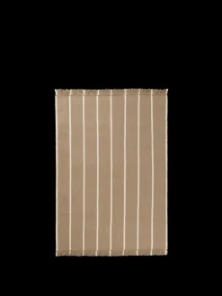 ferm LIVING Rectangular Rugs<Calm Kelim Rug - /Off-White - 140 x 200 cm Dark Sand
