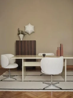 ferm LIVING Rectangular Rugs<Calm Kelim Rug - /Coffee - 200 x 300 cm Off-White