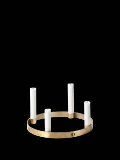 ferm LIVING Candleholders<Candle Holder Circle - Small - Brass