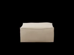 ferm LIVING Catena|Lounge Chairs And Poufs<Catena Pouf Square S500 Rich Linen - - US Natural