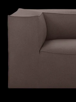 ferm LIVING Catena|Sofas And Daybeds<Catena Sofa Armrest Left L400 Hot M. - Brown - US Dark Brown
