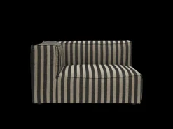 ferm LIVING Catena|Sofas And Daybeds<Catena Sofa Armrest Left L400 Louisiana - Sand/Black - US Sand/Black