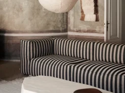 ferm LIVING Catena|Sofas And Daybeds<Catena Sofa Armrest Left L400 Louisiana - Sand/Black - US Sand/Black
