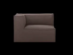 ferm LIVING Catena|Sofas And Daybeds<Catena Sofa Armrest Left S400 Hot M. - Brown - US Dark Brown