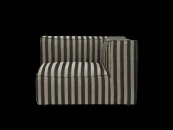 ferm LIVING Catena|Sofas And Daybeds<Catena Sofa Armrest Right S401 Louisiana - Sand/Black - US Sand/Black