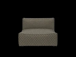 ferm LIVING Catena|Sofas And Daybeds<Catena Sofa Center L100 Check - Sand/Black - US Sand/Black