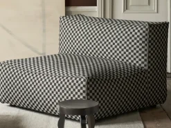 ferm LIVING Catena|Sofas And Daybeds<Catena Sofa Center L100 Check - Sand/Black - US Sand/Black