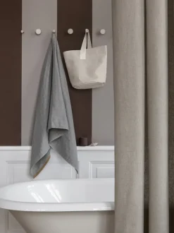 ferm LIVING Shower Curtains<Chambray Shower Curtain - Sand