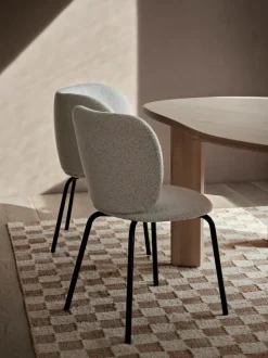 ferm LIVING Rectangular Rugs<Check Wool Jute Rug - /Natural - 200 x 300 cm Off-White