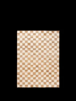 ferm LIVING Rectangular Rugs<Check Wool Jute Rug - /Natural - 200 x 300 cm Off-White